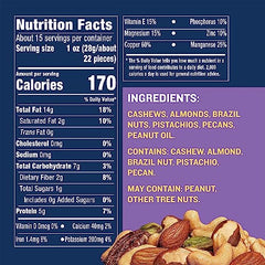 Planters nut variety close-up highlights crunchy texture and roasted flavor for snacking anytime