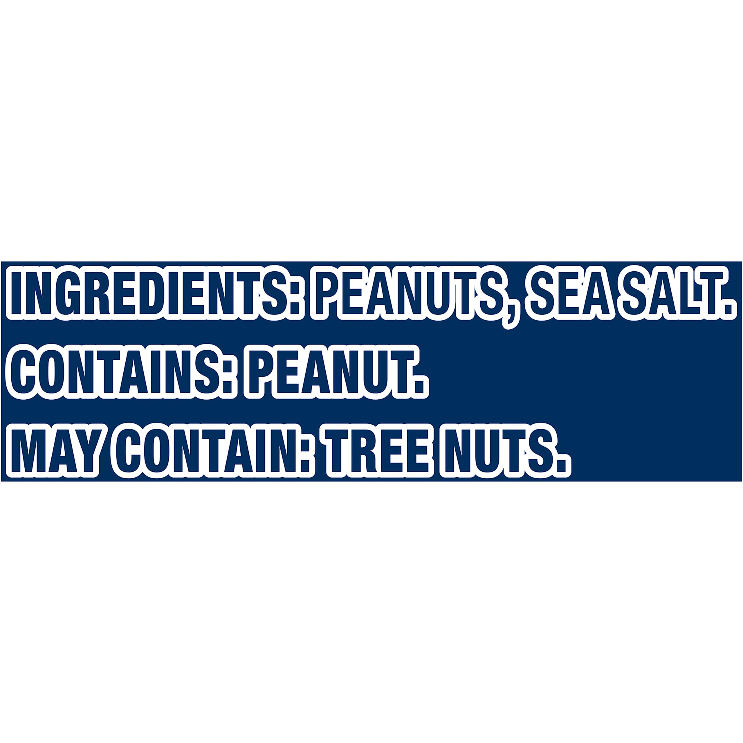 Planters lightly salted jar poured into a bowl for a quick snack
