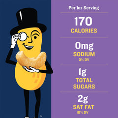 Planters plant-based protein label 5g per serving, suggesting energy between meals