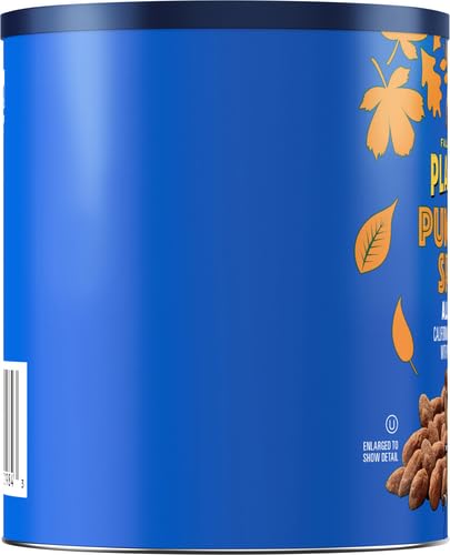 Side view of PLANTERS canister showing resealable lid for freshness.