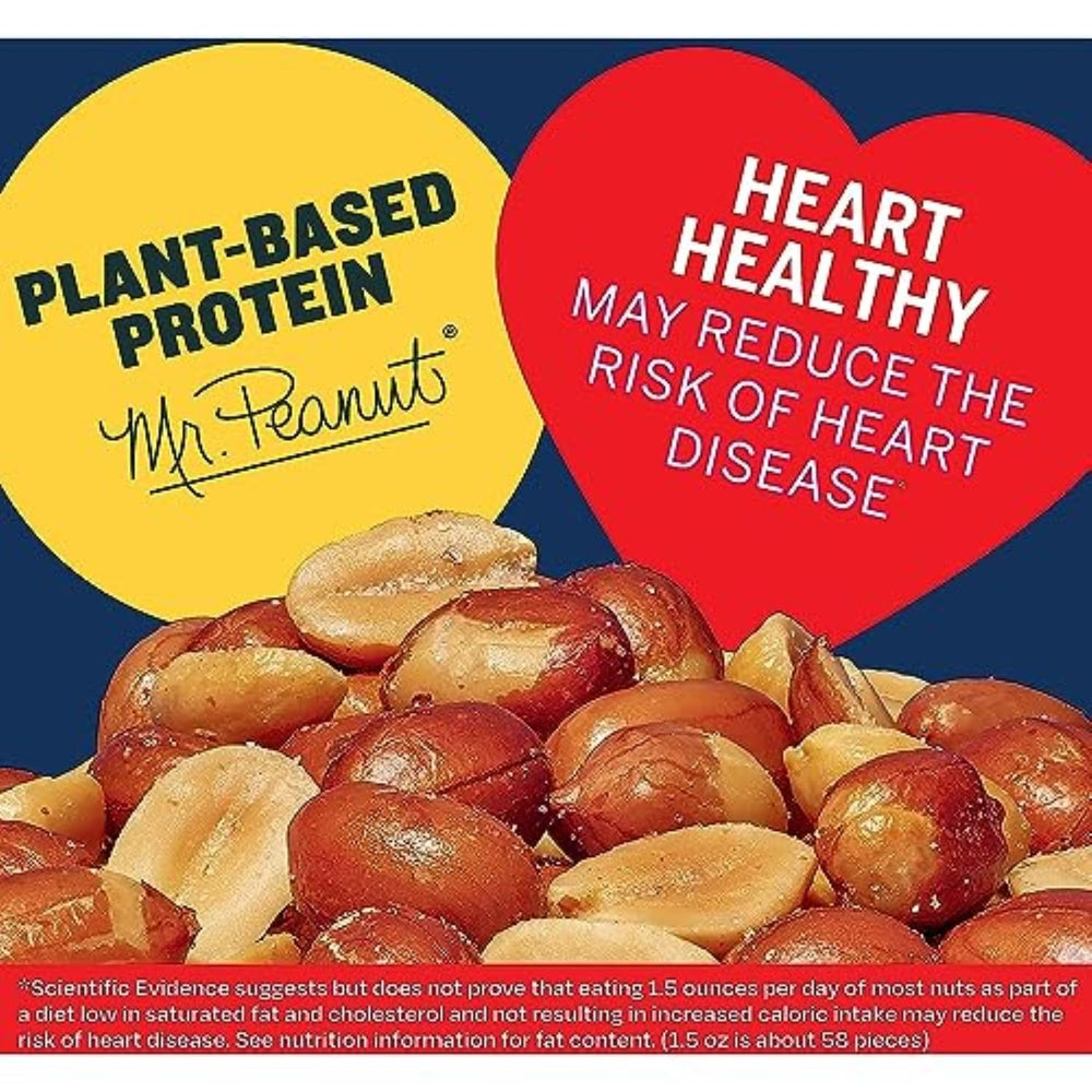 Planters Redskins Spanish peanuts ready for party bowls and snack tables.