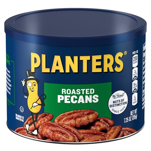PLANTERS Roasted Pecans seasoned with sea salt for bold flavor