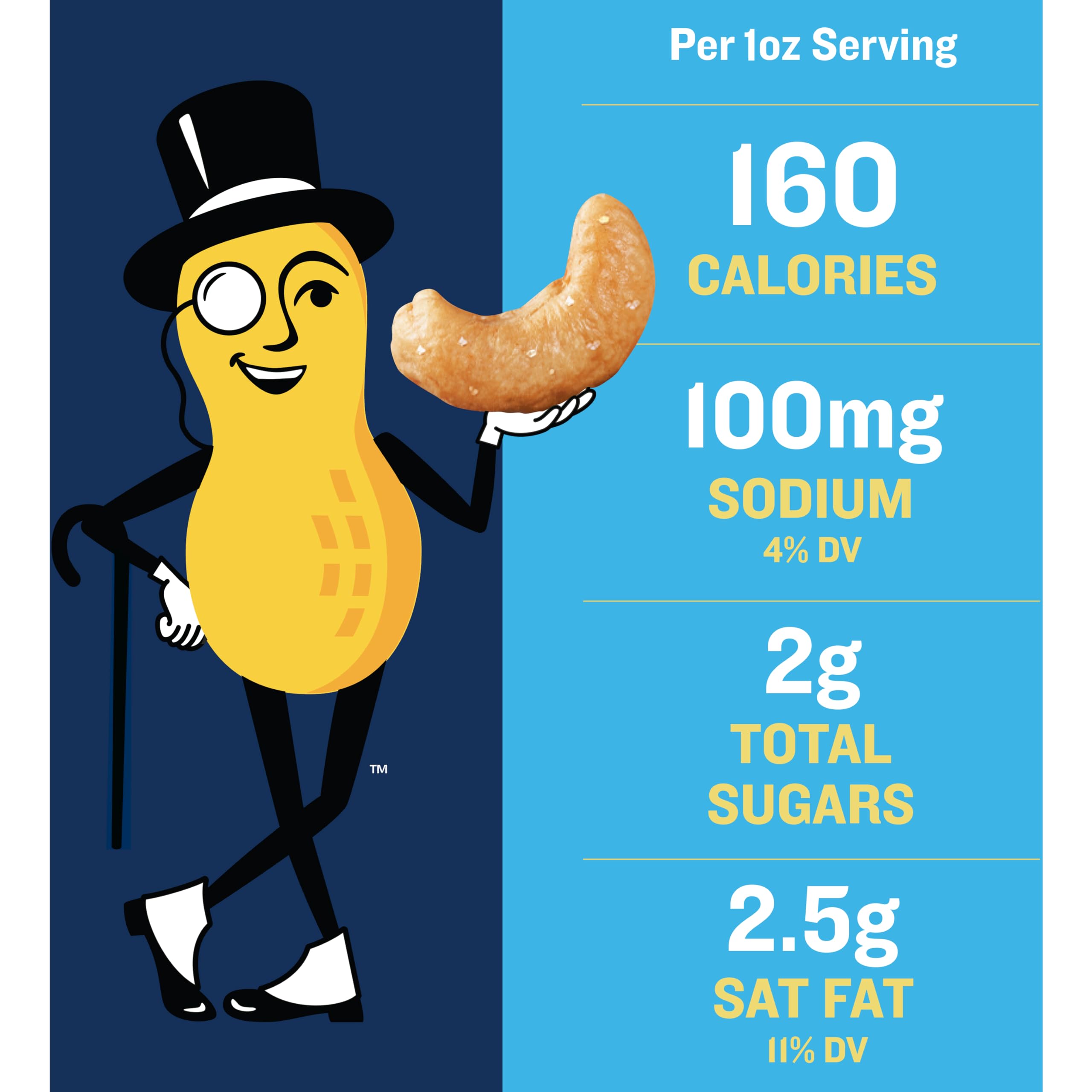 Planters salted cashews travel-ready snack packs for busy days