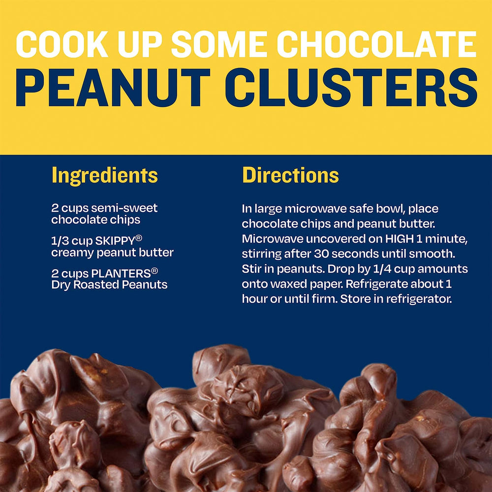 Planters Salted Peanuts nutrition close-up — 7 g protein per serving