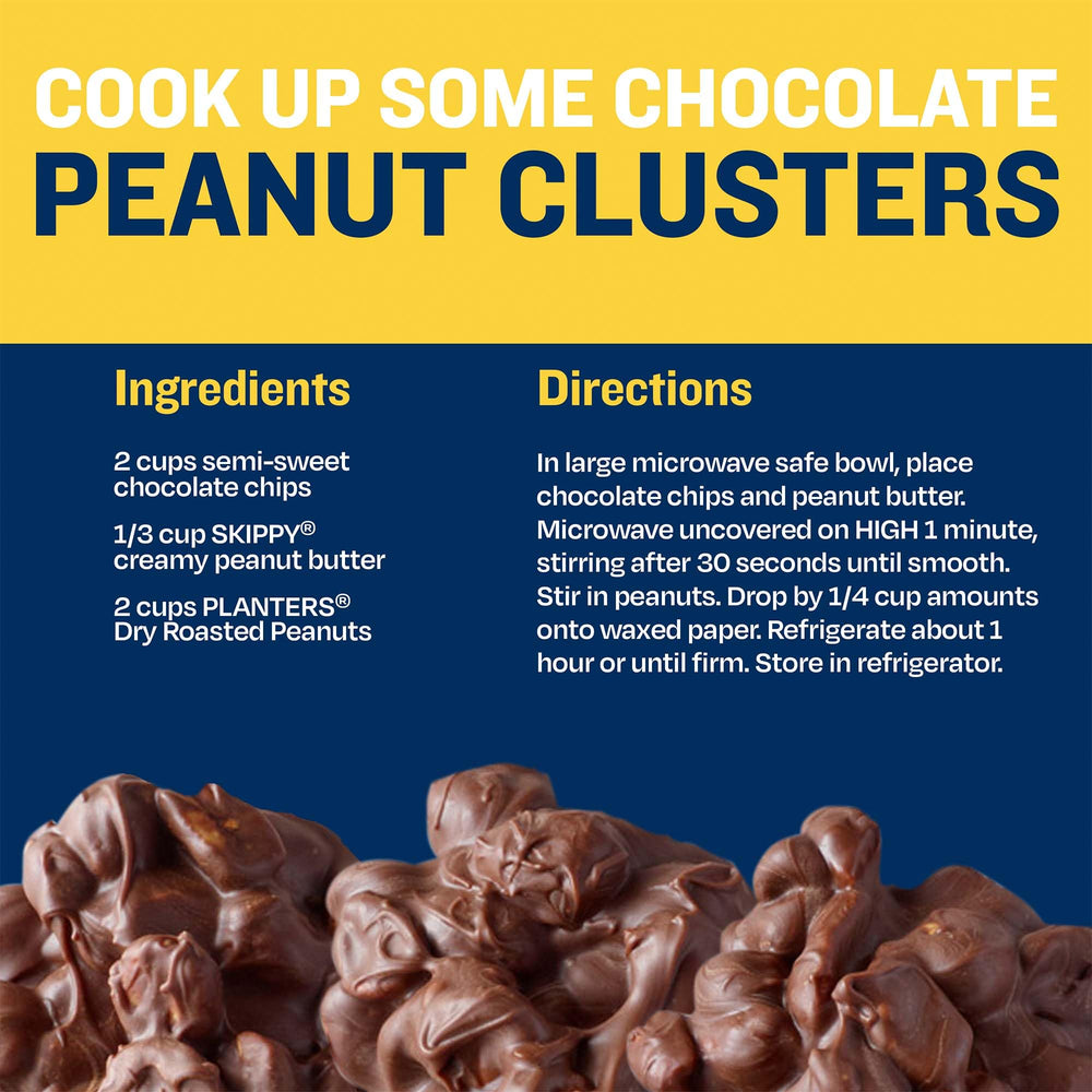 Planters Salted Peanuts roasted aroma entices senses during breaks.