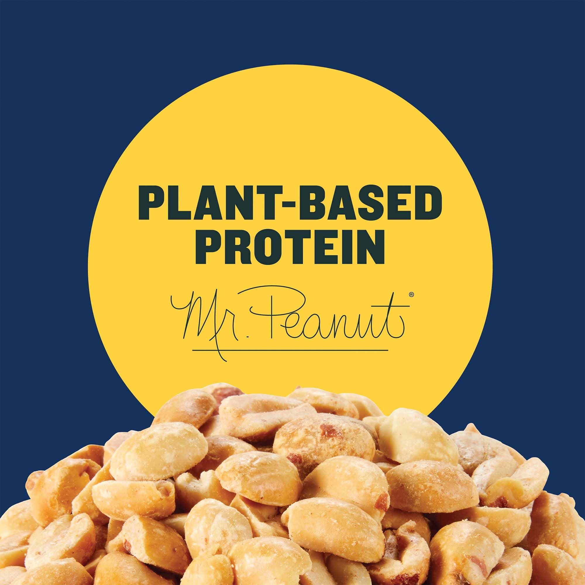 Planters Salted Peanuts provide vitamin E for daily nourishment.