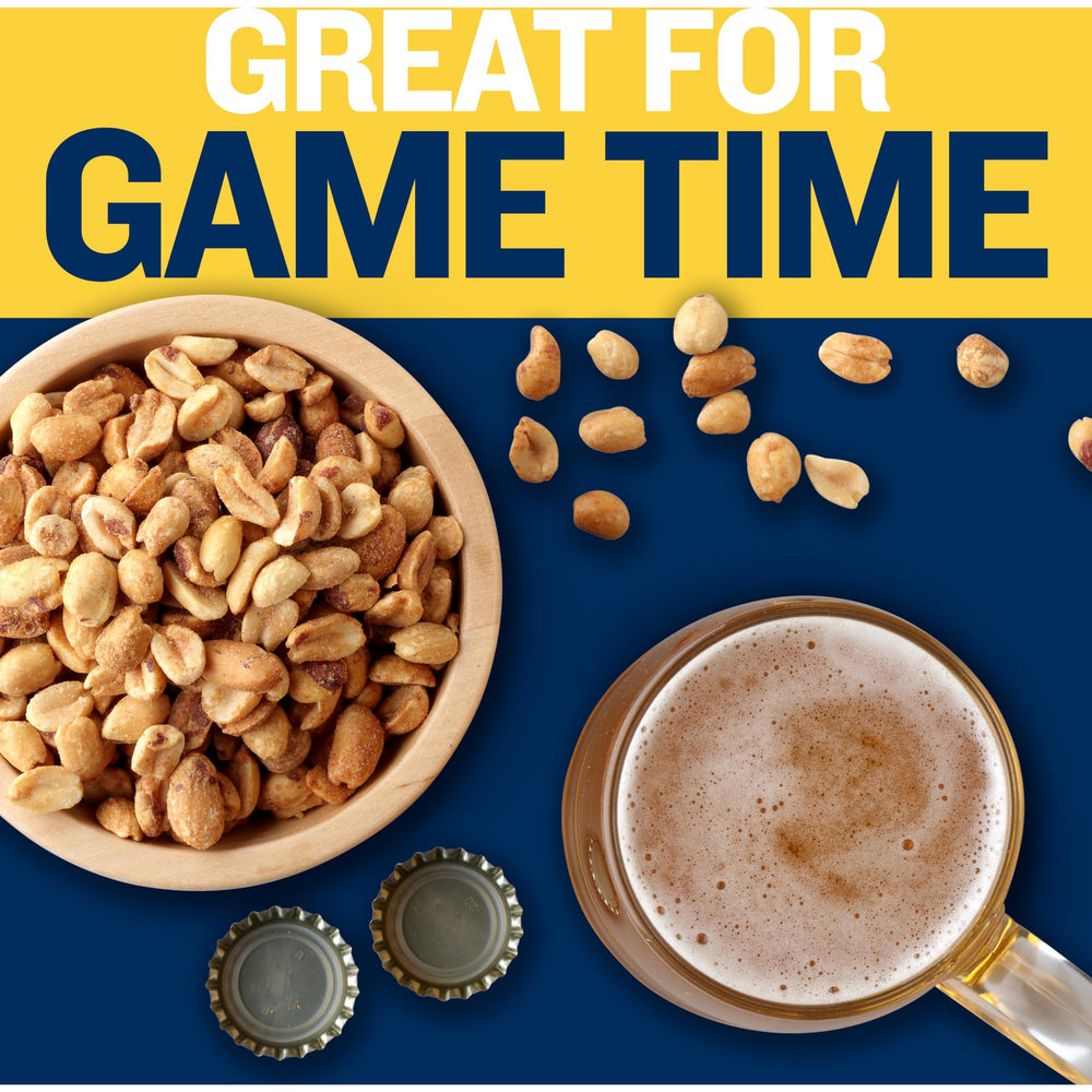 Planters Kosher-certified Sea Salt & Vinegar Peanuts seal of freshness.