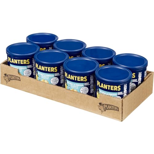 Planters Sea Salt & Vinegar Peanuts on a snack plate for entertaining.