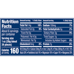 Planters sea salt & vinegar peanuts snack ready for on-the-go enjoyment.