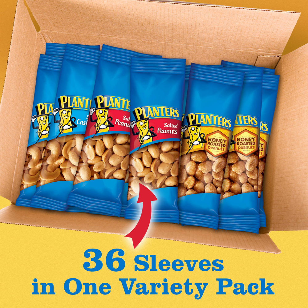 Planters snacks in lunchbox ready for school or work.
