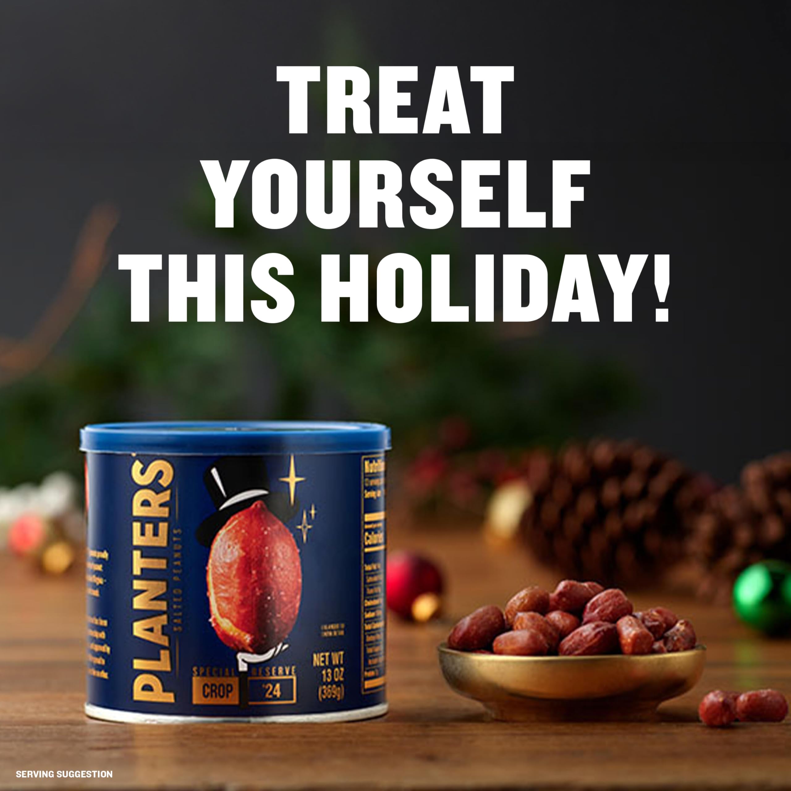 Planters Special Reserve peanuts Virginia-grown source for bold flavor.
