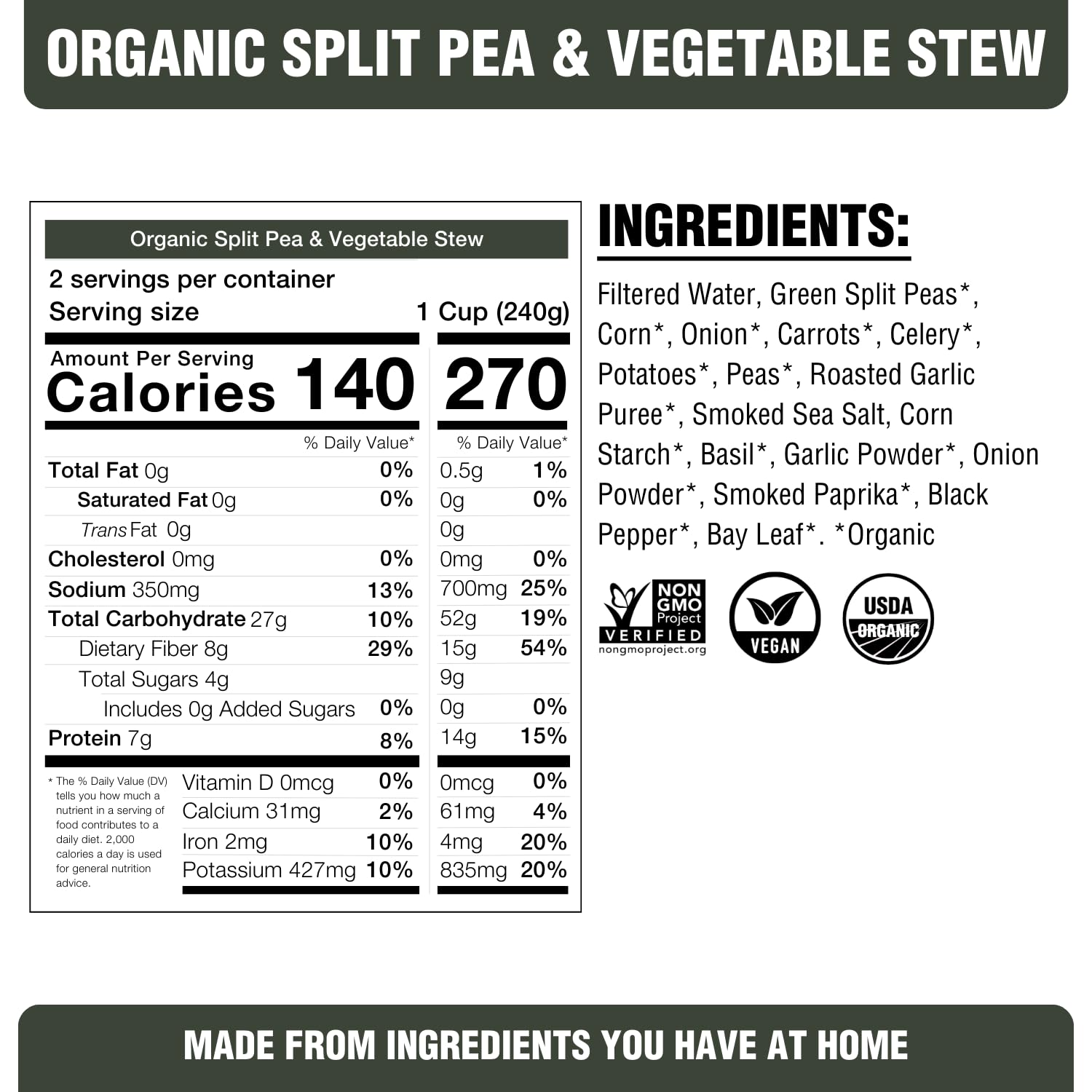 PLANTSTRONG Black Bean Chili: protein-rich vegan chili ready in minutes.