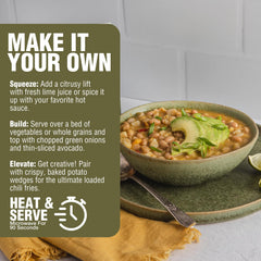 PLANTSTRONG Chili Stew ready-to-heat packet for quick weeknight meals.