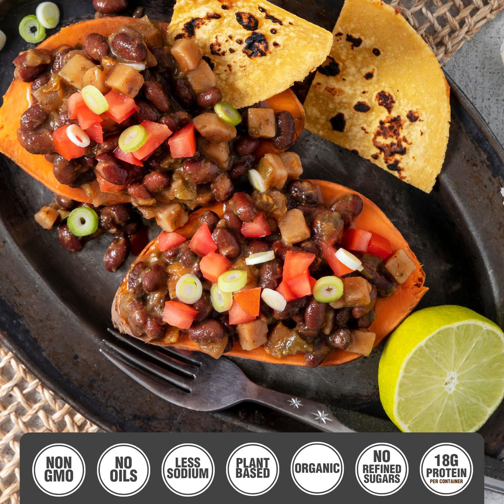 PLANTSTRONG Spicy Cajun Jambalaya can with savory aroma and hearty portions