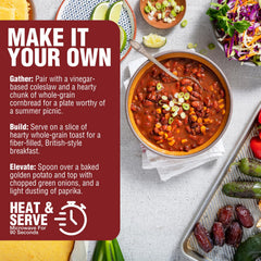 PLANTSTRONG Chunky Chipotle Chili bowl, bold flavor and fiber.