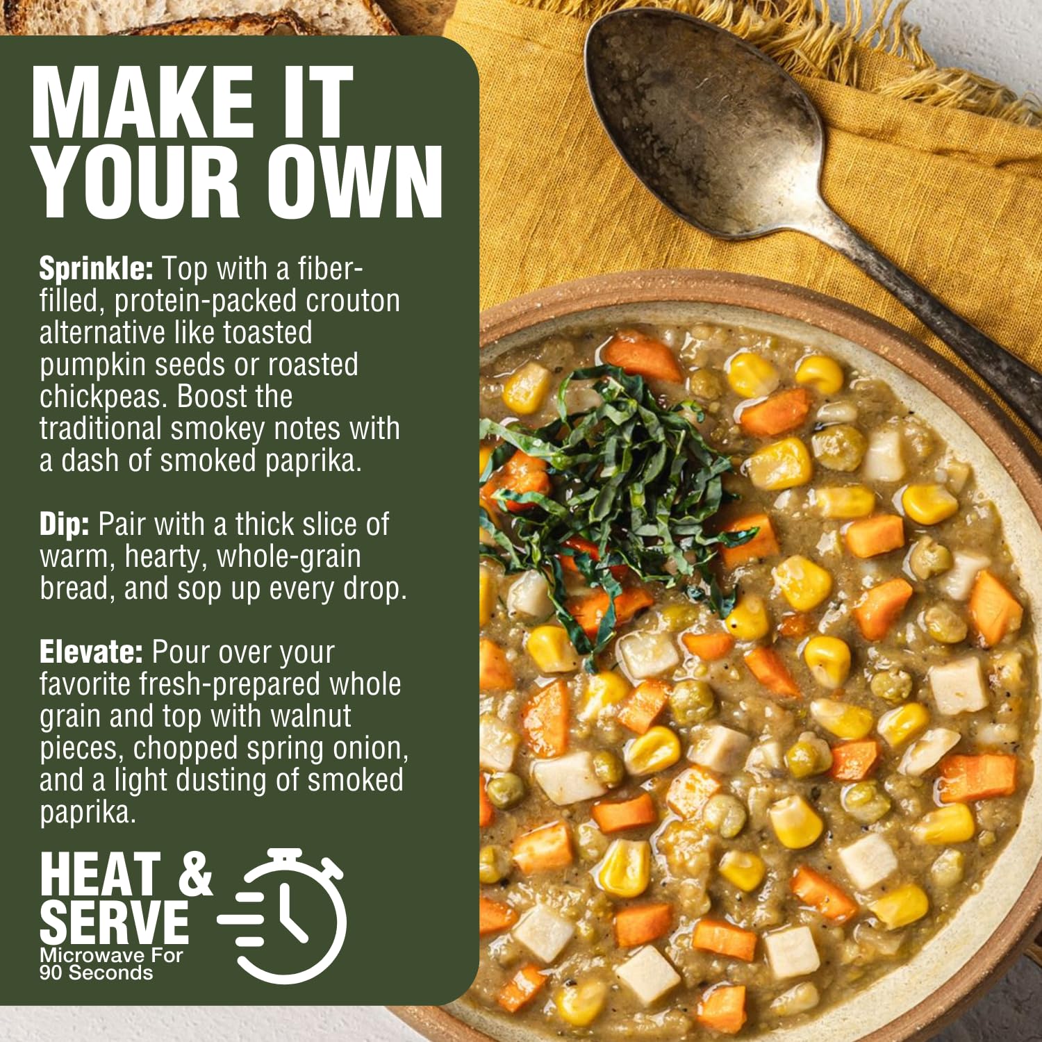 PLANTSTRONG Chunky Chipotle Chili: smoky heat and fiber-packed dinner option.