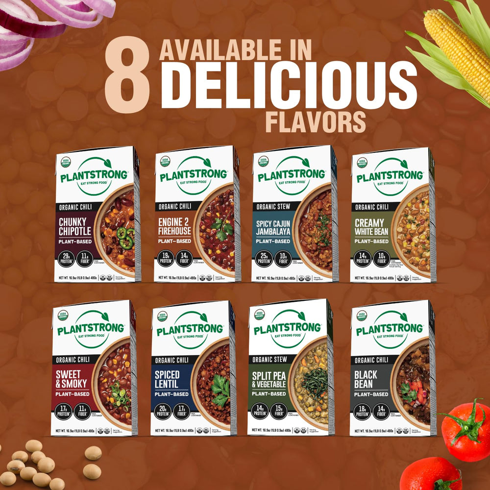PLANTSTRONG Six-Pack Variety Box, ideal for meal prep and gifting.