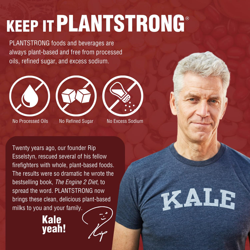 PLANTSTRONG Spiced Lentil Chili bowl, plant-based protein.