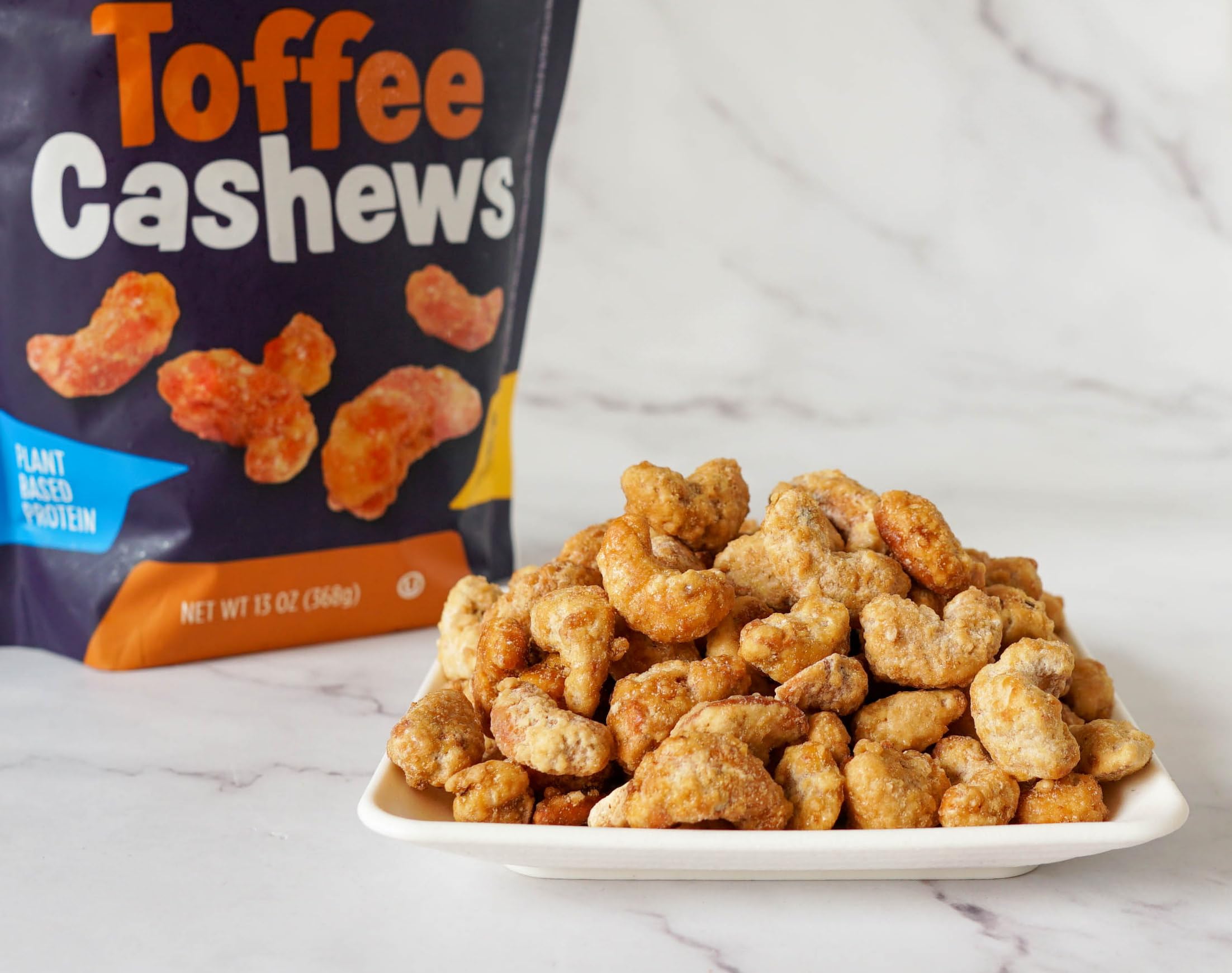 Platinum Toffee Cashews gift idea arranged as premium treat