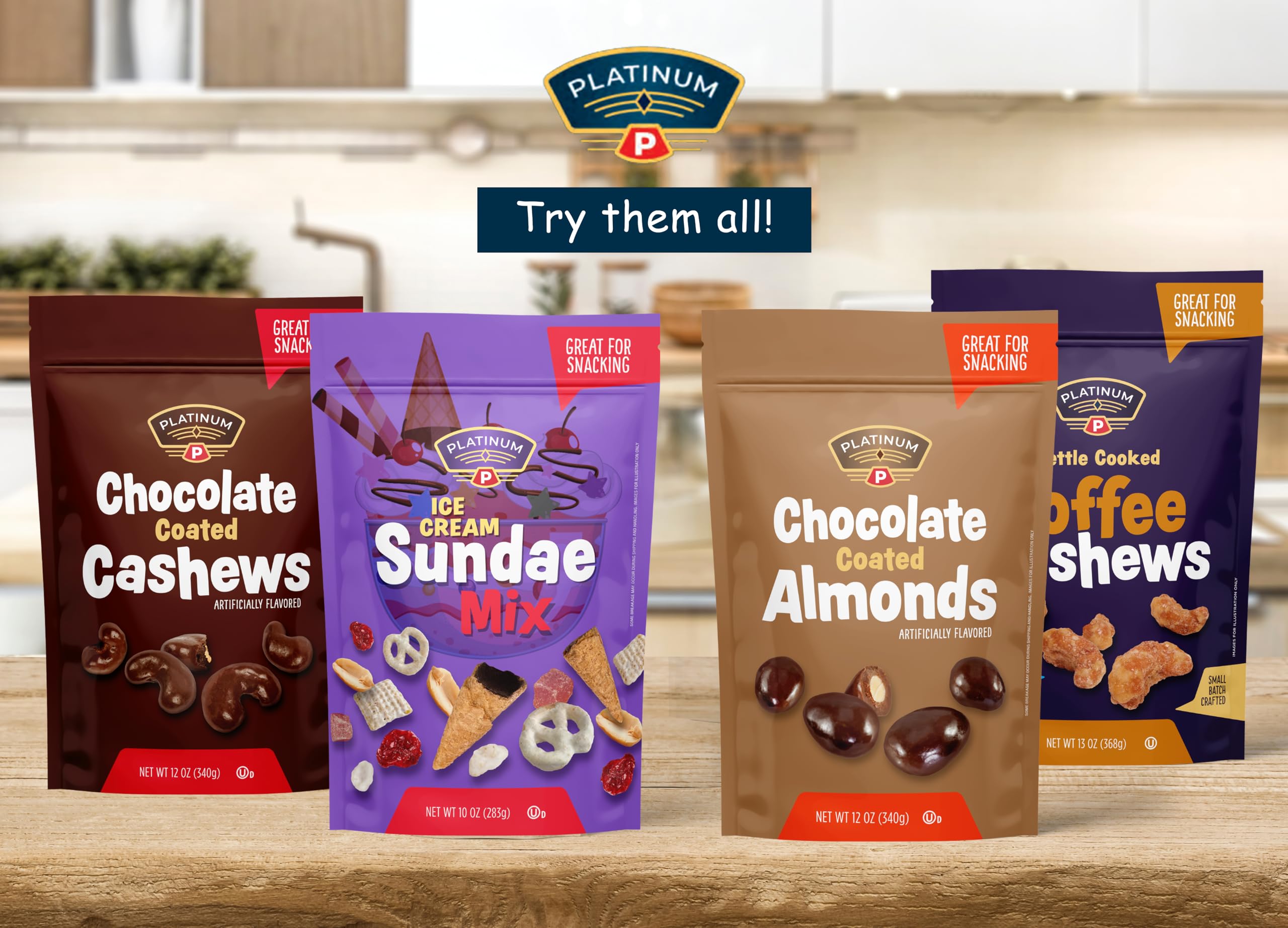 Platinum Toffee Cashews on-the-go scene shows portable snacking