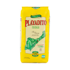 Playadito Yerba Mate 1000g pack showing premium leaves for rich flavor
