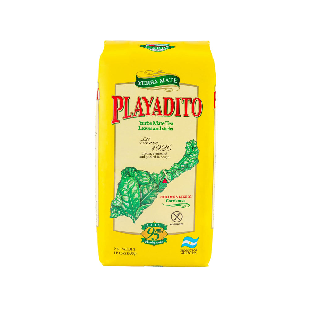 Playadito Yerba Mate packaging shows a fresh pack for long-lasting flavor