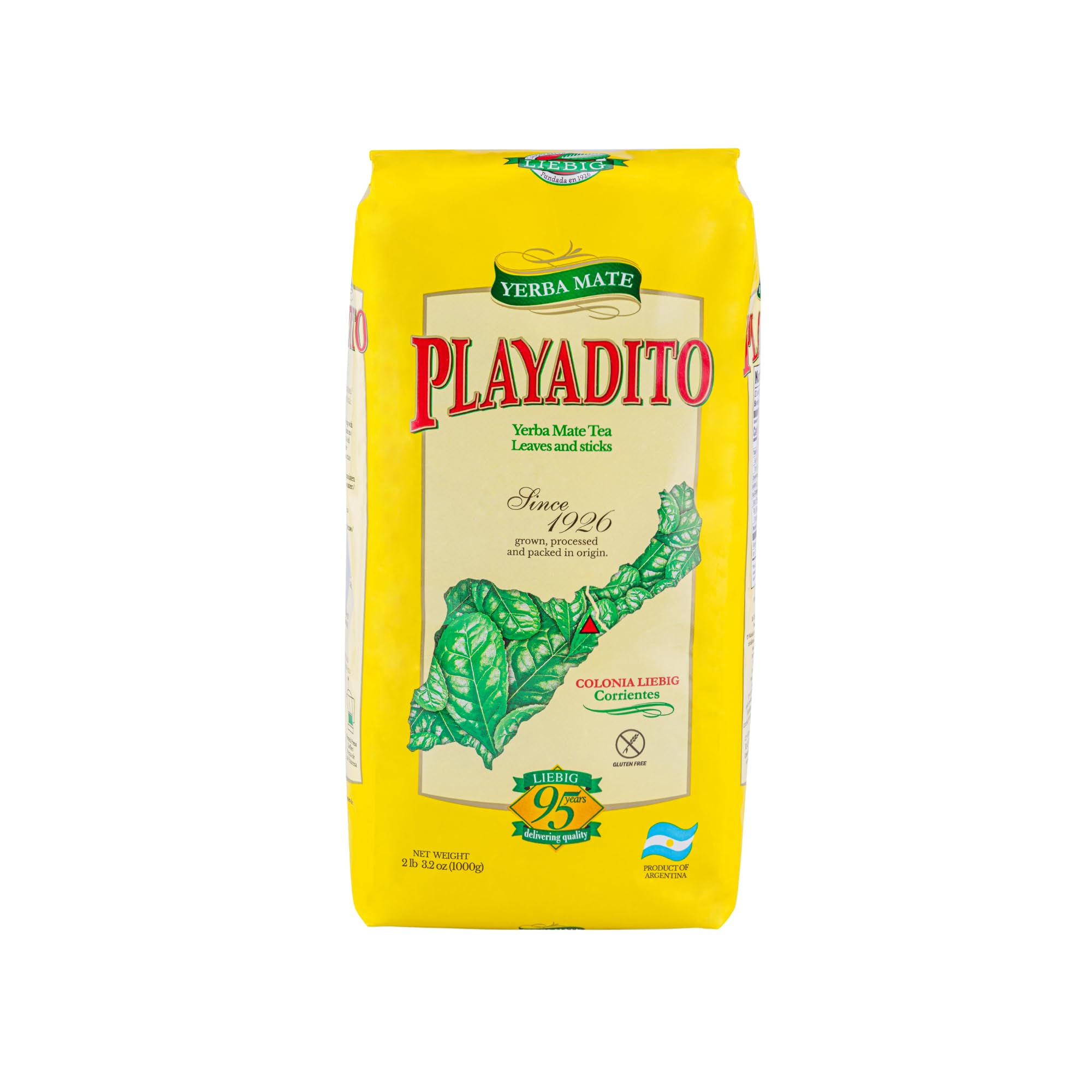 Playadito yerba mate traditional pack close-up highlighting rich flavor and ritual enjoyment.