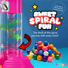 PlayO gumball dispenser adds color to celebrations and home fun