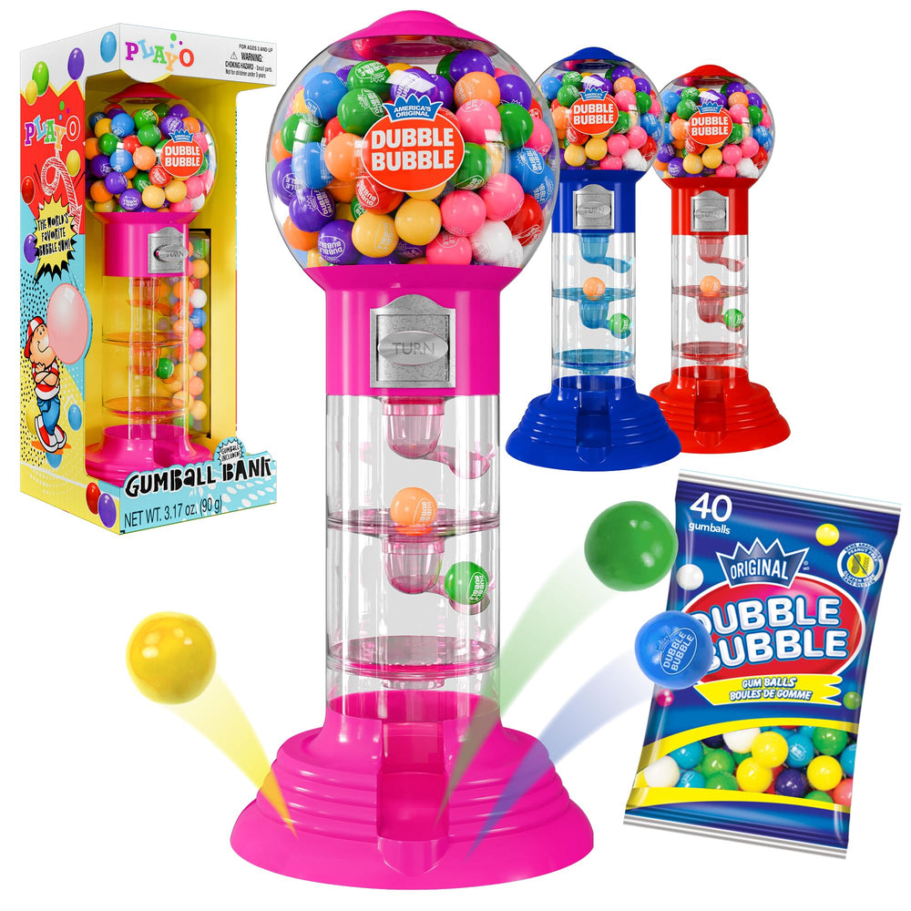 Gumballs soften with chew while maintaining fruity flavor