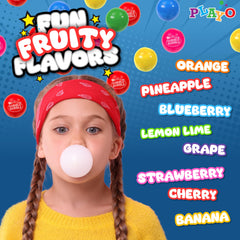PlayO assorted fruit flavors add vibrant color to parties and displays.