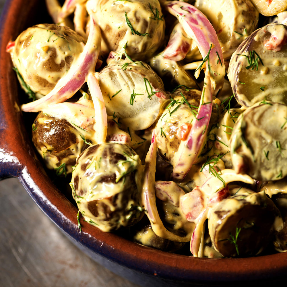 Plochman's Cuban Mustard glaze — enhances roasted meats.