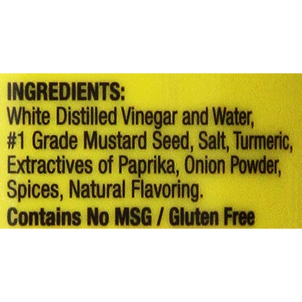 Plochman's Original Mild Yellow Mustard on a deli sandwich, enhances flavor without overpowering.