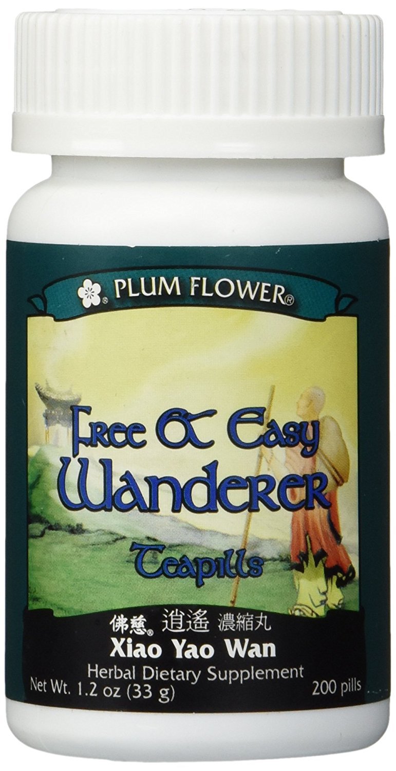Plum Flower Xiao Yao Wan bottle with easy-to-take capsules for daily use.