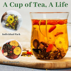 Plutarn Tea-Packaging-12-Packs-120g image shows convenient, portioned packaging.