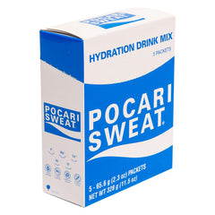 Pocari Sweat 5-pack box for easy hydration during workouts.