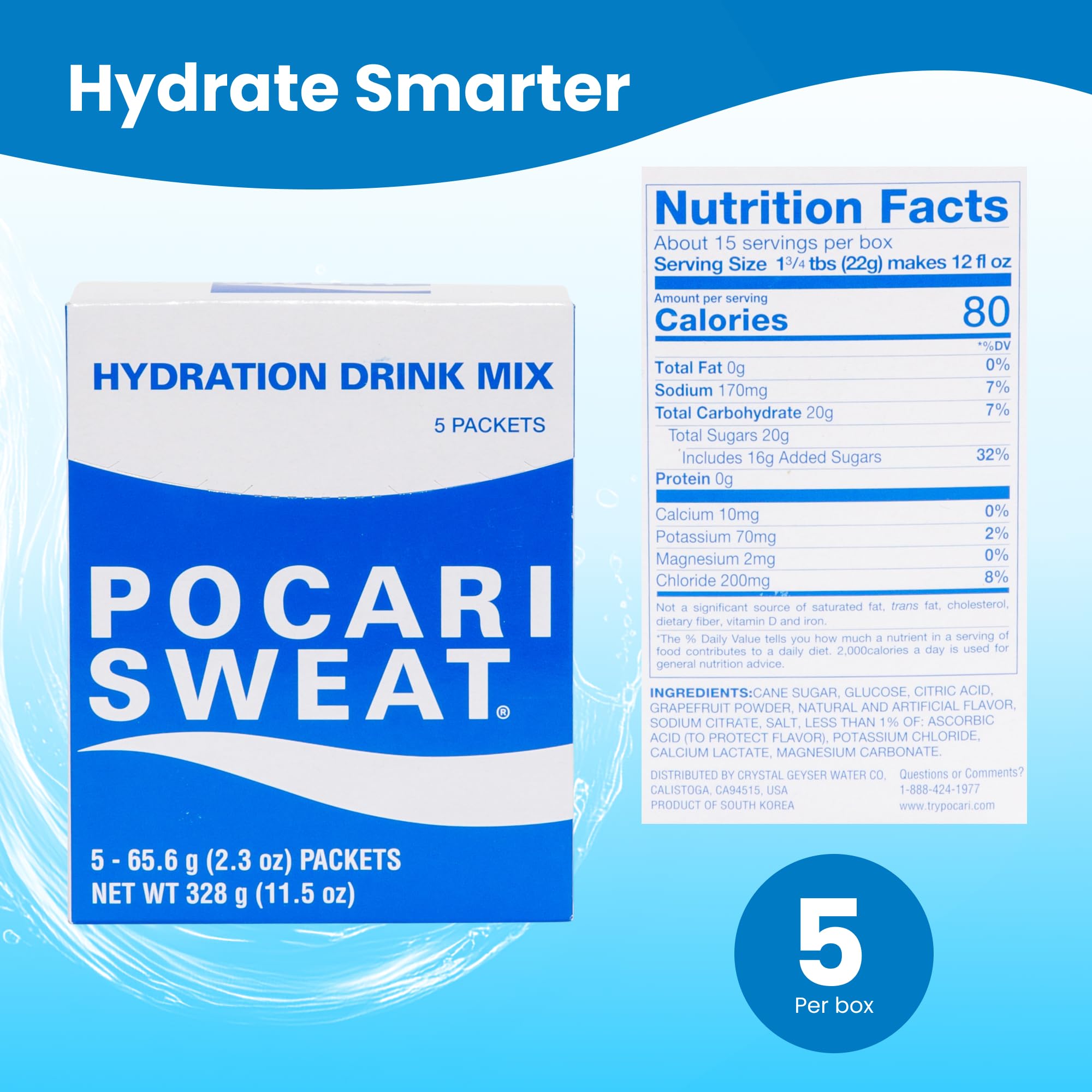 Pocari Sweat packets in the box ready to dissolve quickly.