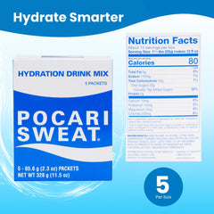 Pocari Sweat packets in the box ready to dissolve quickly.