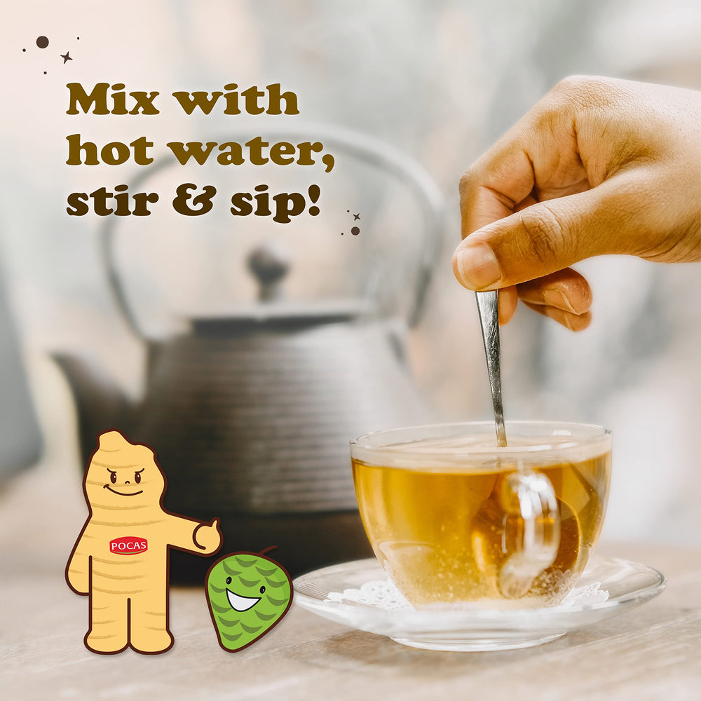 Soursop flavor hints in Pocas tea for tropical balance
