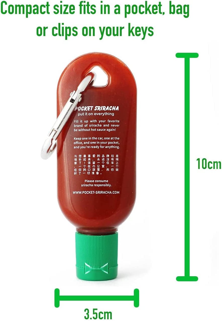 Pocket Sriracha gift pack ideal for chili lovers.