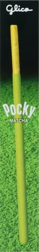Pocky Matcha Green Tea Cream close-up texture detail