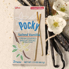 Pocky Salted Vanilla Biscuit Sticks sharing-friendly treat ideal for gifting.