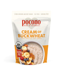 Pocono Cream of Buckwheat gluten-free symbol on packaging