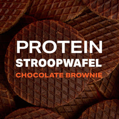 Podium Protein Stroopwafel caramel-filled center detail on cookie.
