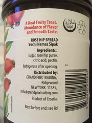 Podravka Rose Hip Jam spread on toast with fruity aroma