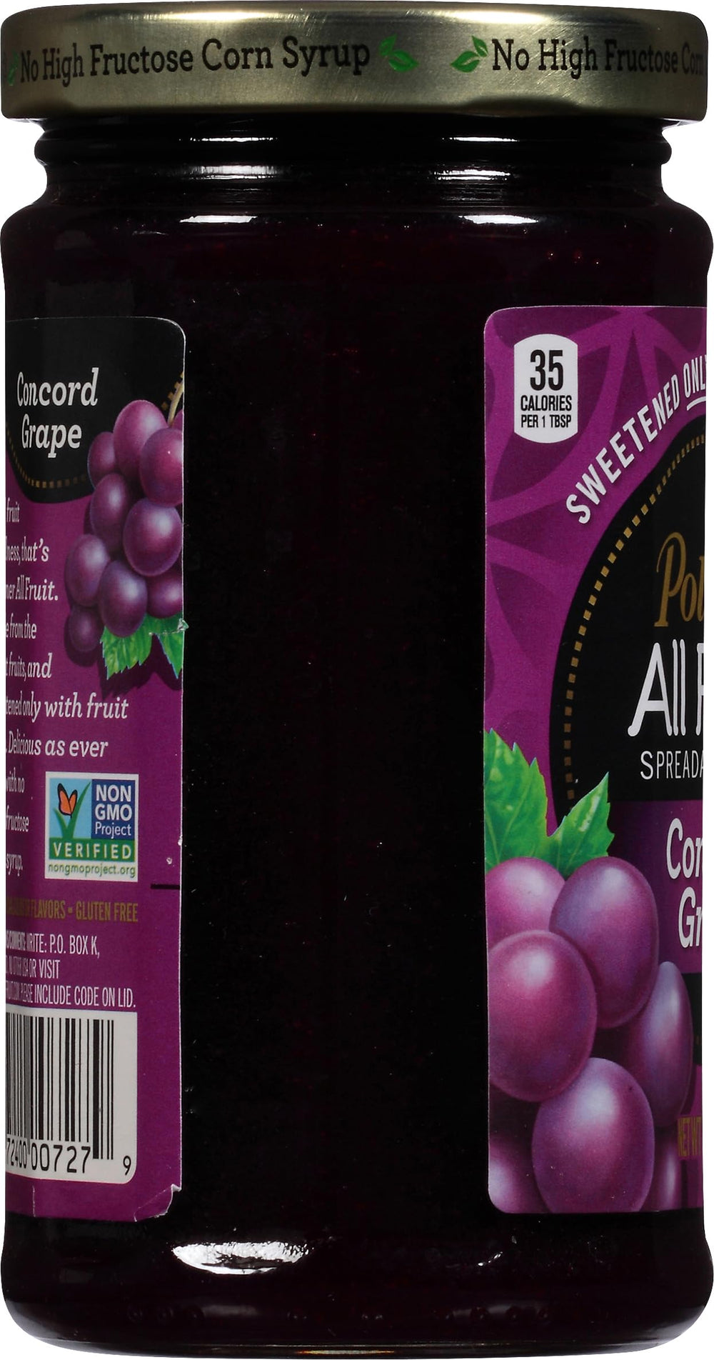 Polaner All Fruit uses fruit juice sweetening for a natural taste.