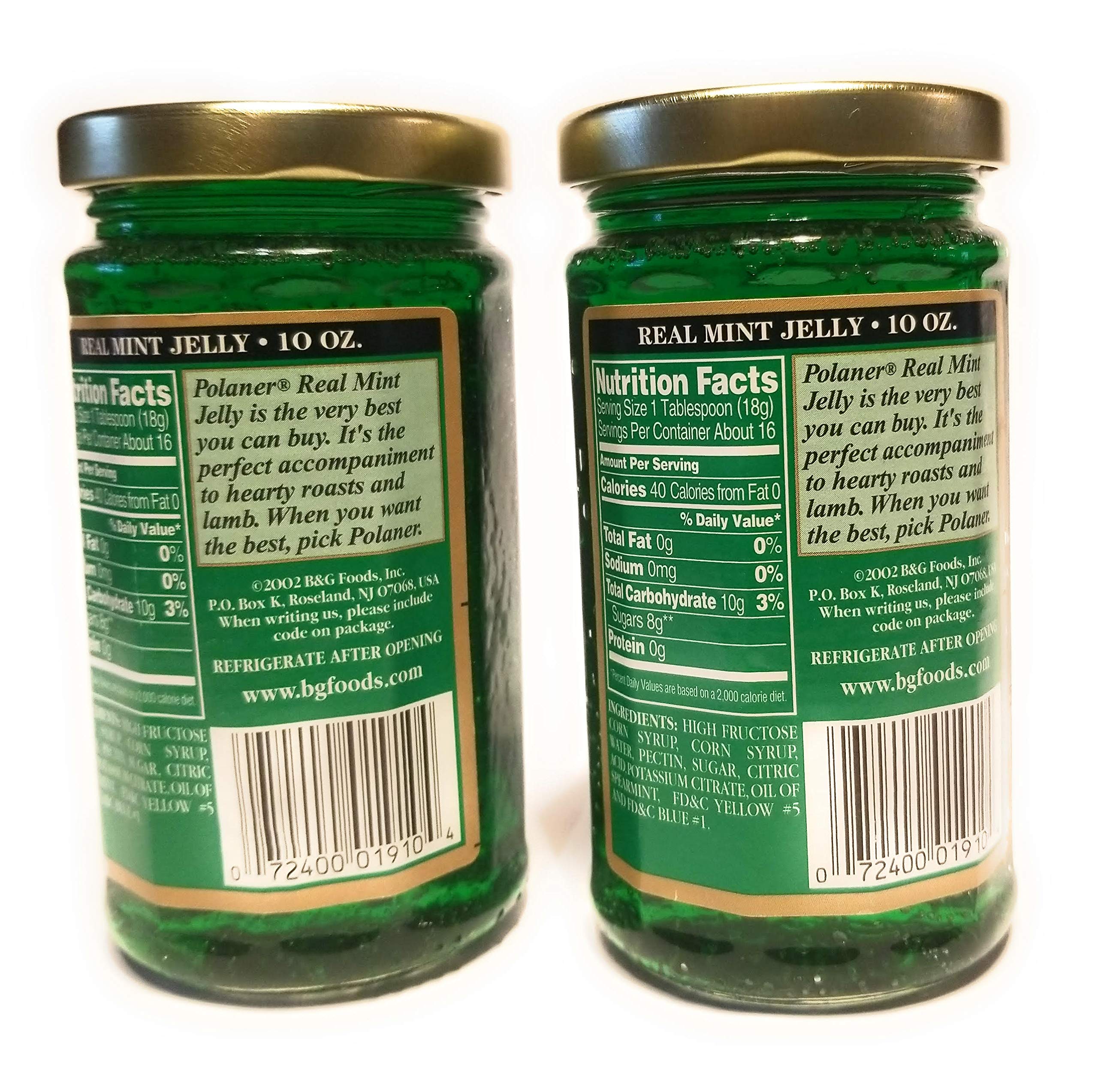 Lamb-glaze ready, Polaner Real Mint Jelly 10oz 2-pack adds nuanced mint finish.