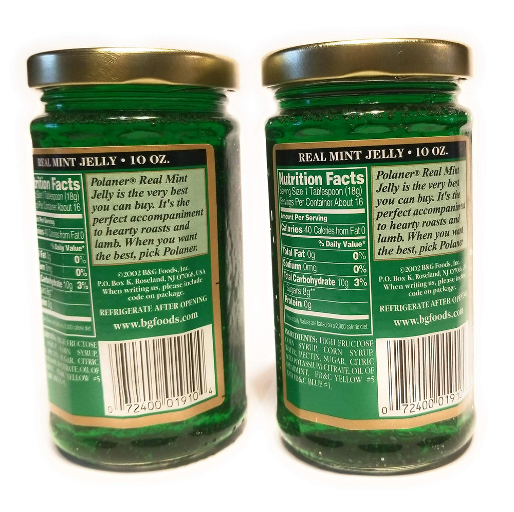Lamb-glaze ready, Polaner Real Mint Jelly 10oz 2-pack adds nuanced mint finish.