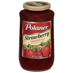 Polaner Strawberry Preserves jar 32oz, ready for pantry use and breakfast spreads