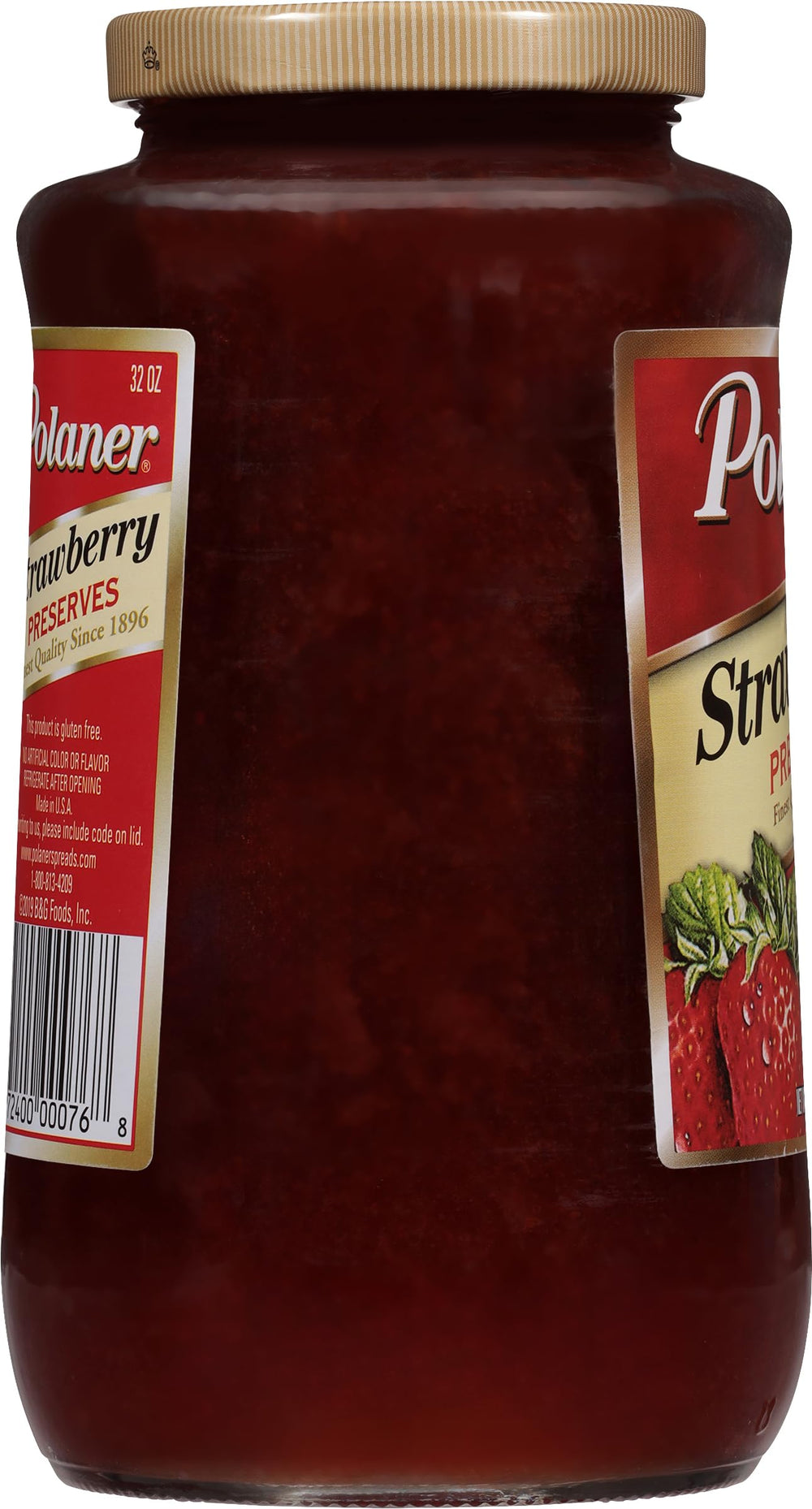 Polaner Strawberry Preserves on thumbprint cookies adds bright fruit flavor