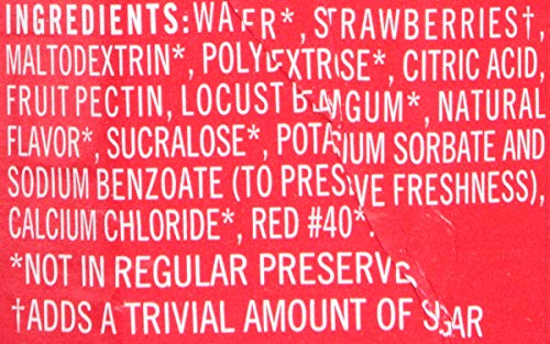 Polaner Sugar-Free Strawberry Preserves on toast with berries.